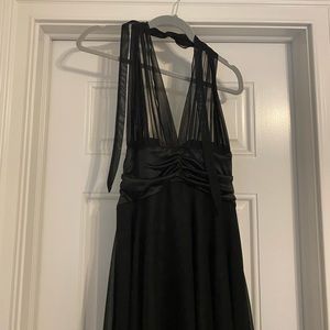 XOXO halter black dress